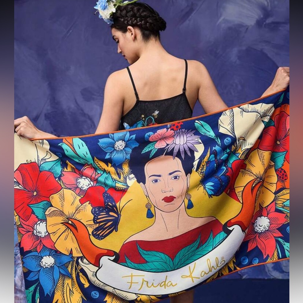 Frida Kahlo Beach Towel